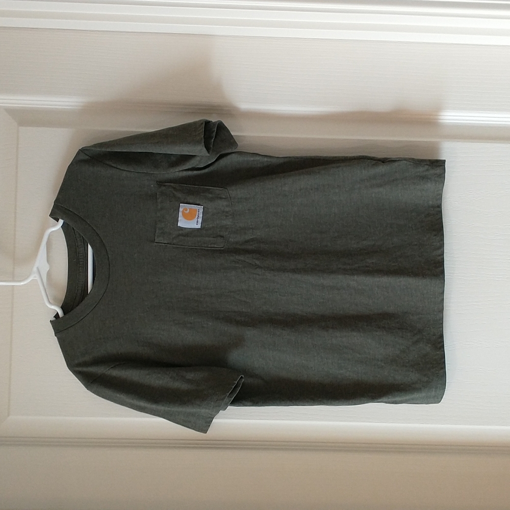 Carhartt olive green pocket t-shirt